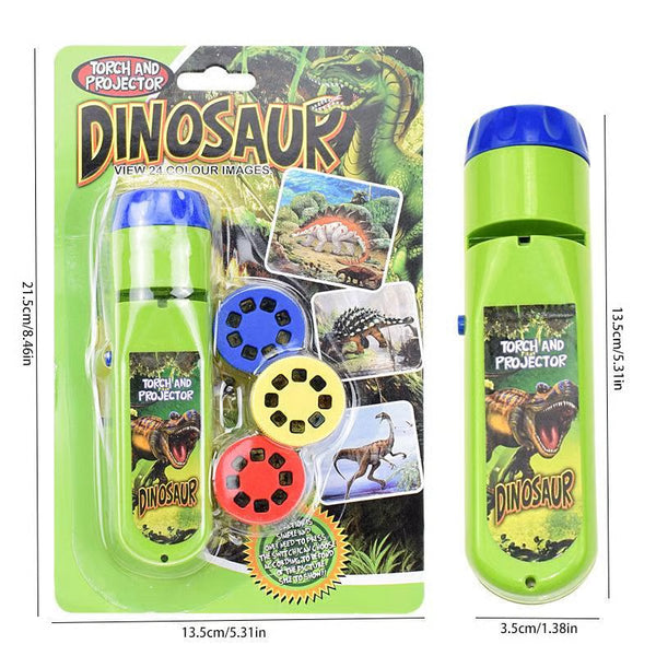 🦖 Dinosaur Projector Flashlight, Portable Dinosaur Projector Flashlight, Night Light Technology Toy For Christmas Gift